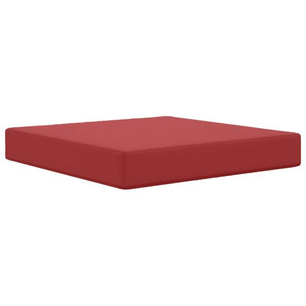 Sofakissen für draußen Polyester Weinrot 60 x 60 cm