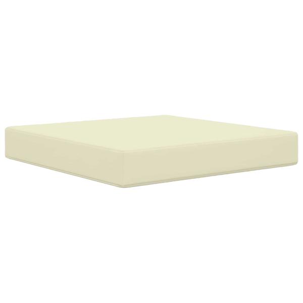 Sofakissen für draußen Polyester Creme 60 x 60 cm