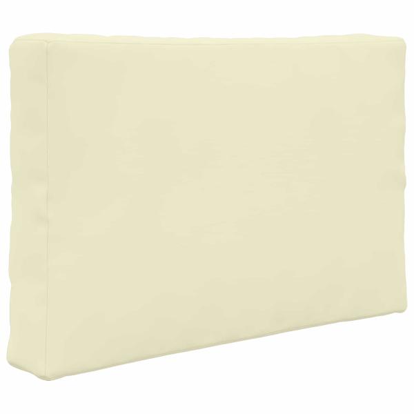 Sofakissen für draußen Polyester Creme 60 x 60 cm