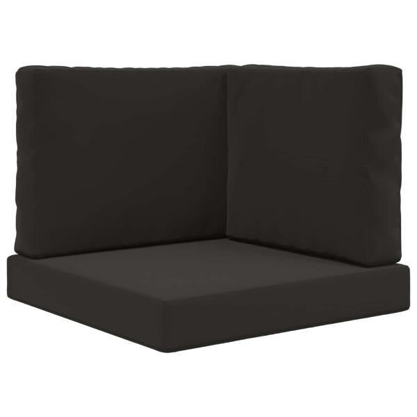 Sofakissen für draußen Polyester Schwarz 60 x 60 cm