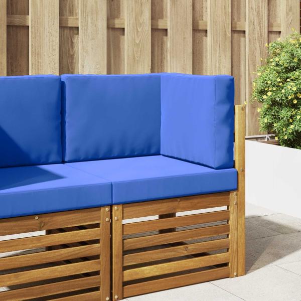 ARDEBO.de - Sofakissen für draußen Polyester Königsblau 60 x 60 cm