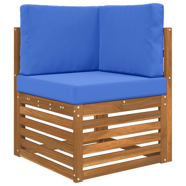 Sofakissen für draußen Polyester Königsblau 60 x 60 cm