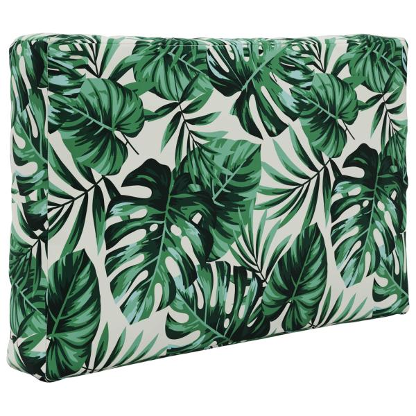 Sofakissen für draußen Polyester Blattmuster 60 x 60 cm