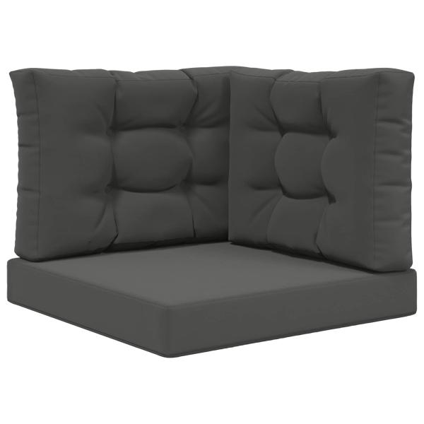 Sofakissen für draußen Polyester Anthrazit 60 x 60 cm