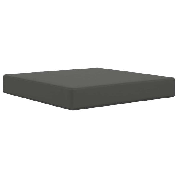 Sofakissen für draußen Polyester Anthrazit 60 x 60 cm