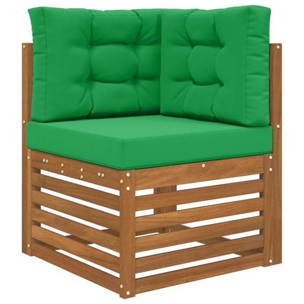Sofakissen für draußen Polyester Grün 60 x 60 cm