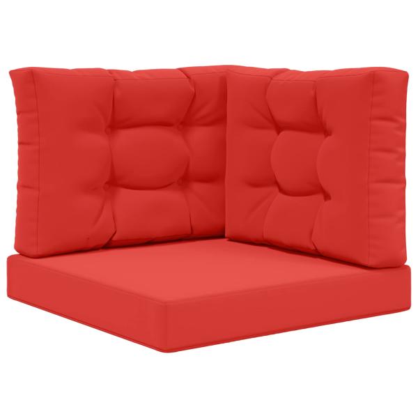 Sofakissen für draußen Polyester Rot 60 x 60 cm