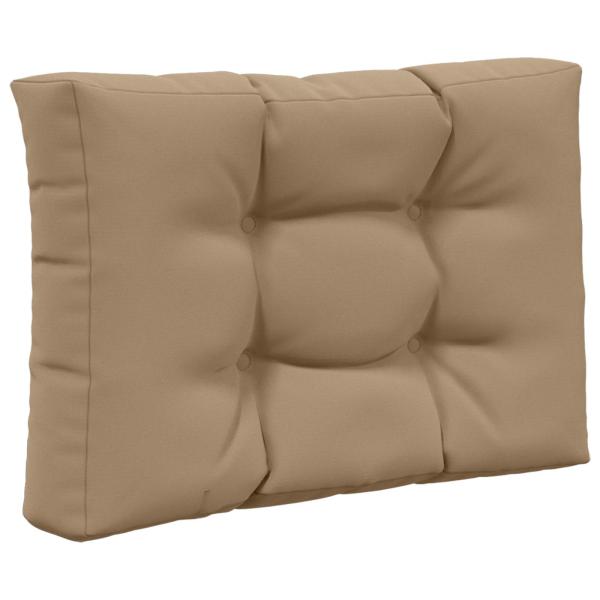 Sofakissen für draußen Polyester Taupe 60 x 60 cm