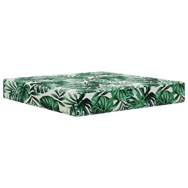 Sofakissen für draußen Polyester Blattmuster 60 x 60 cm