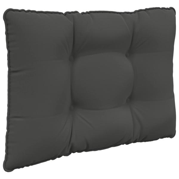Sofakissen für draußen Polyester Anthrazit 60 x 50,5 cm