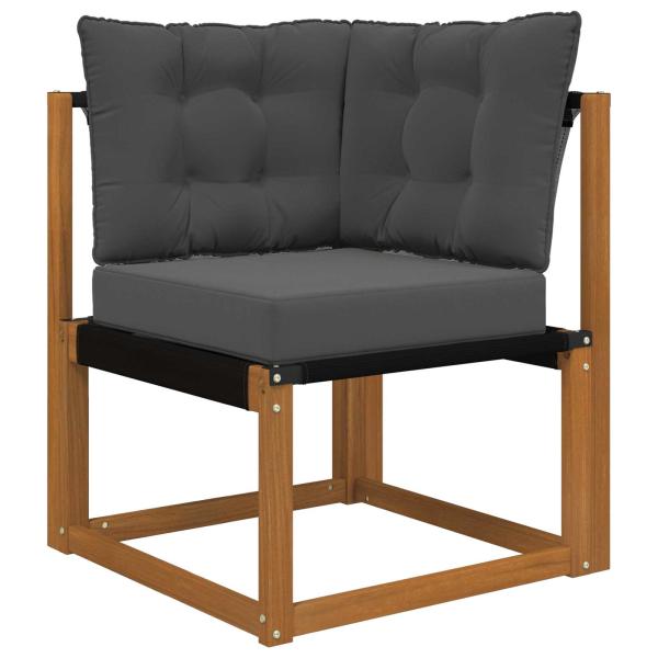 Sofakissen für draußen Polyester Anthrazit 50,5 x 50,5 cm
