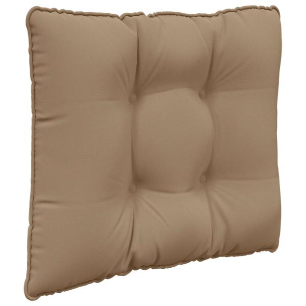 Sofakissen für draußen Polyester Taupe 50,5 x 50,5 cm