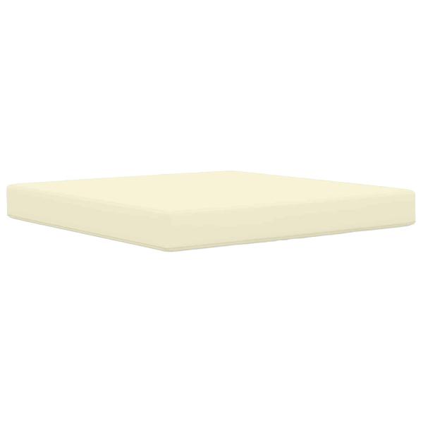 Sofakissen für draußen Polyester Creme 80 x 80 cm