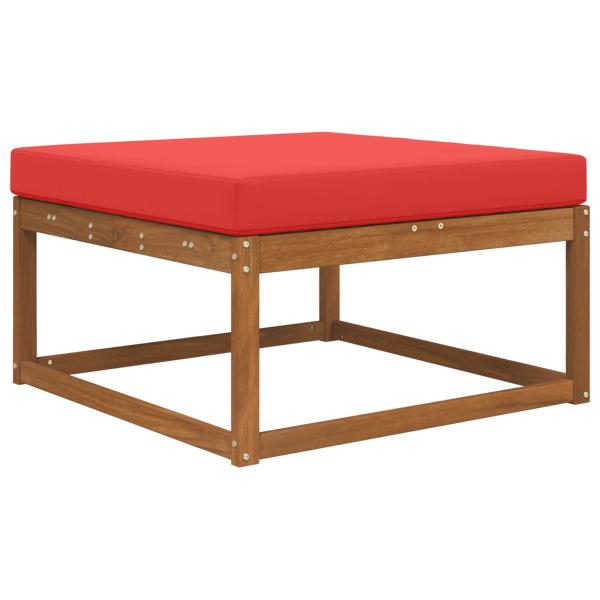 Sofakissen für draußen Polyester Rot 80 x 80 cm