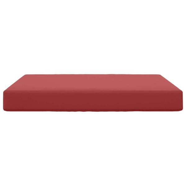 Sofakissen für draußen Polyester Weinrot 80 x 80 cm