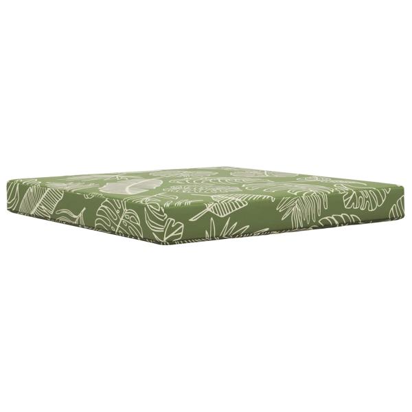 Sofakissen für draußen Polyester Blattdesign 80 x 80 cm
