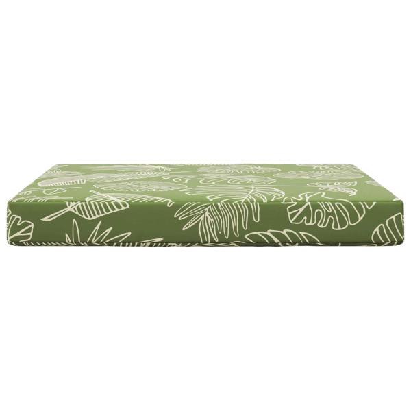 Sofakissen für draußen Polyester Blattdesign 80 x 80 cm