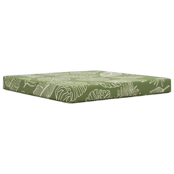 Sofakissen für draußen Polyester Blattdesign 80 x 80 cm