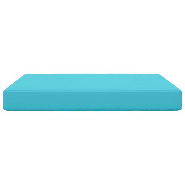 Sofakissen für draußen Polyester Türkis 80 x 80 cm