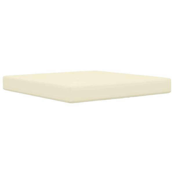 Sofakissen für draußen Polyester Creme 80 x 80 cm