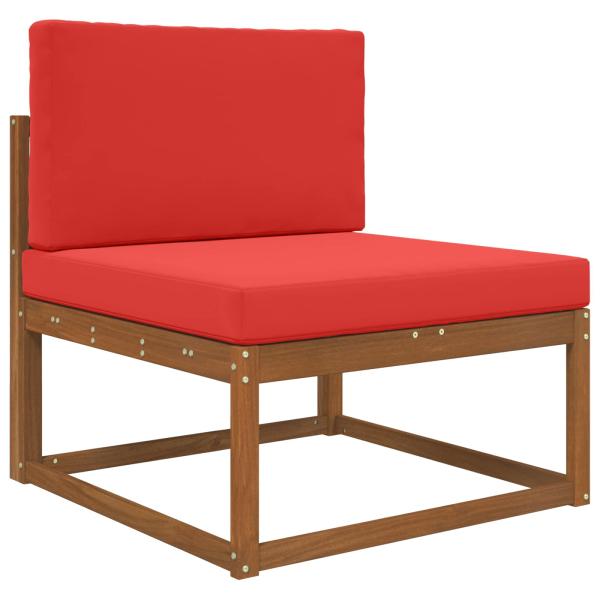 Sofakissen für draußen Polyester Rot 80 x 80 cm