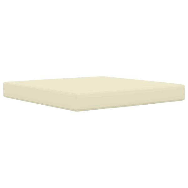 Sofakissen für draußen Polyester Creme 80 x 80 cm