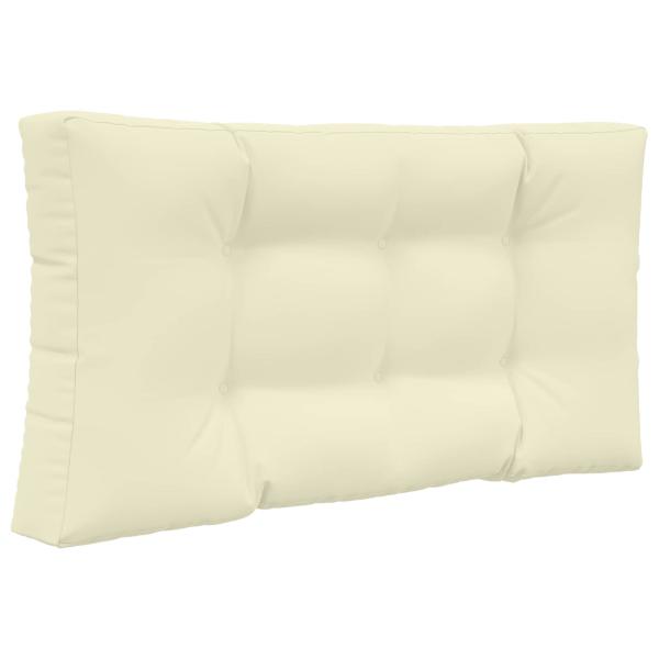 Sofakissen für draußen Polyester Creme 80 x 80 cm