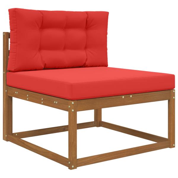 Sofakissen für draußen Polyester Rot 80 x 80 cm