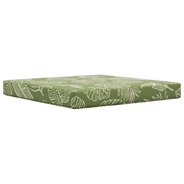Sofakissen für draußen Polyester Blattdesign 80 x 80 cm