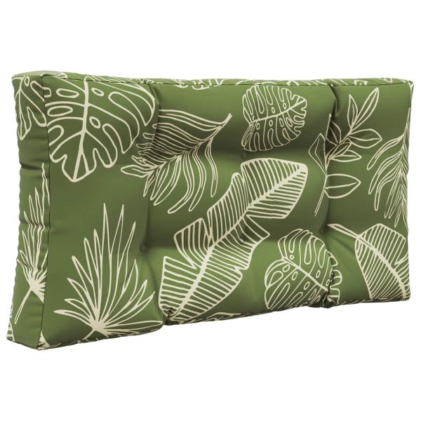 Sofakissen für draußen Polyester Blattdesign 80 x 80 cm