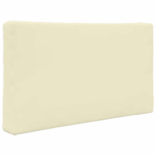 Sofakissen für draußen Polyester Creme 80 x 80 cm