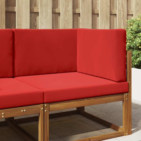 ARDEBO.de - Sofakissen für draußen Polyester Rot 80 x 80 cm