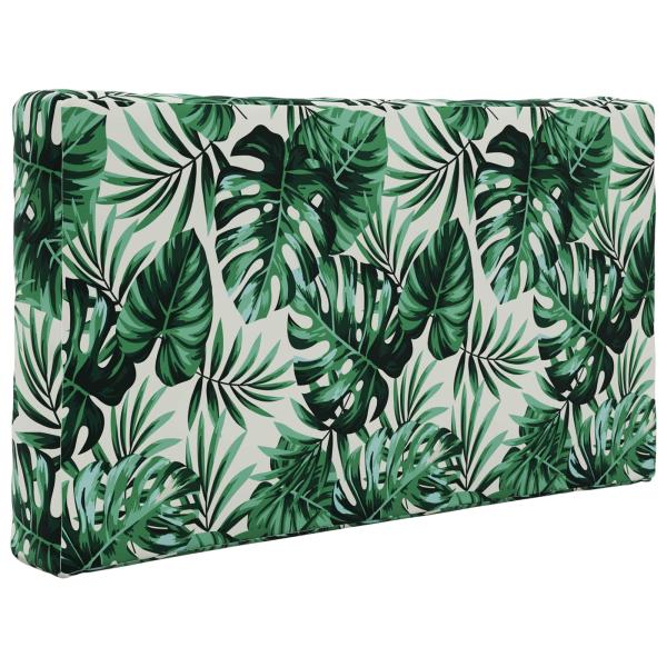 Sofakissen für draußen Polyester Blattmuster 80 x 80 cm