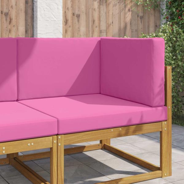 ARDEBO.de - Sofakissen für draußen Polyester Rosa 80 x 80 cm