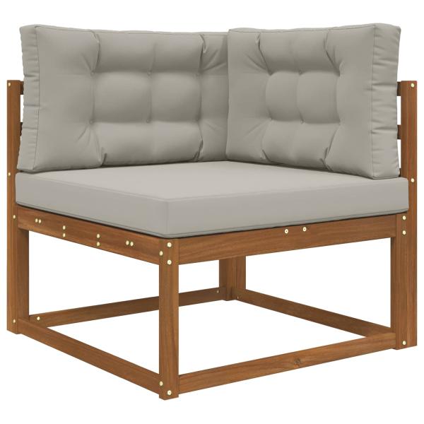 Sofakissen für draußen Polyester Grau 80 x 80 cm