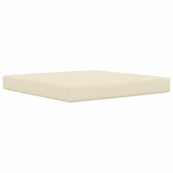 Sofakissen für draußen Polyester Creme 80 x 80 cm