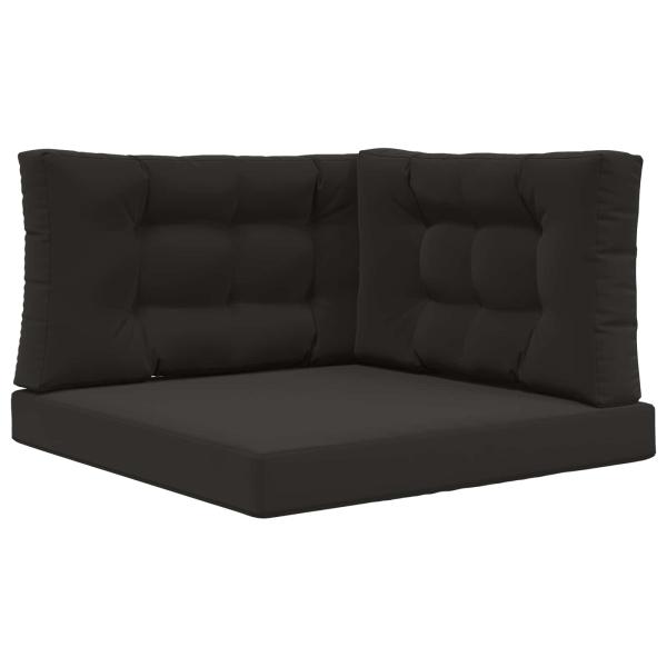 Sofakissen für draußen Polyester Schwarz 80 x 80 cm