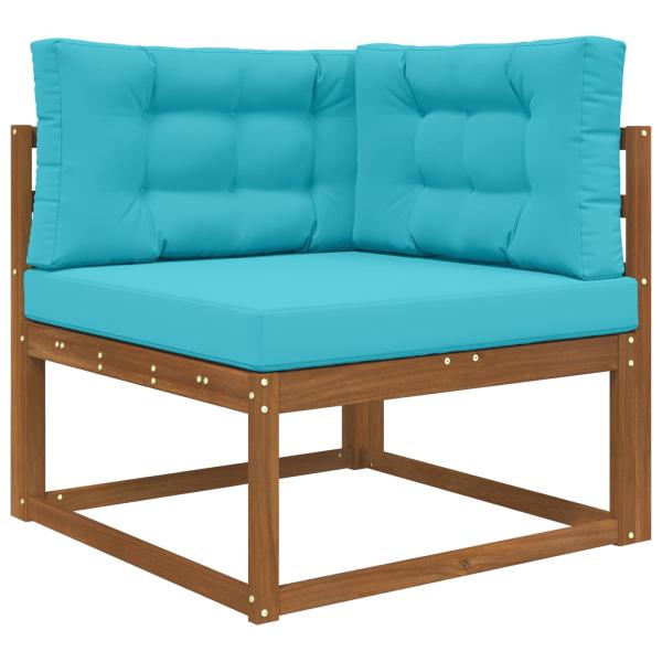 Sofakissen für draußen Polyester Türkis 80 x 80 cm