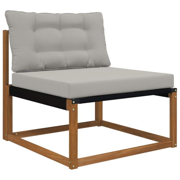 Sofakissen für draußen Polyester Grau 80 x 68,5 cm