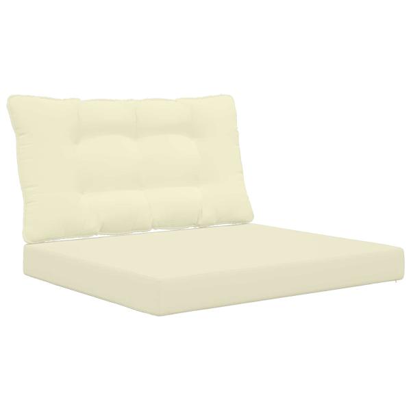 Sofakissen für draußen Polyester Creme 80 x 68,5 cm