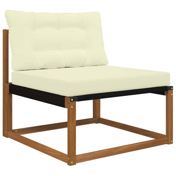 Sofakissen für draußen Polyester Creme 80 x 68,5 cm