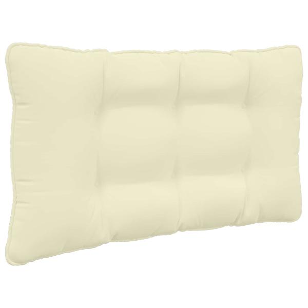 Sofakissen für draußen Polyester Creme 80 x 68,5 cm
