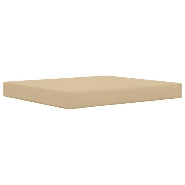Sofakissen für draußen Polyester Beige 80 x 68,5 cm