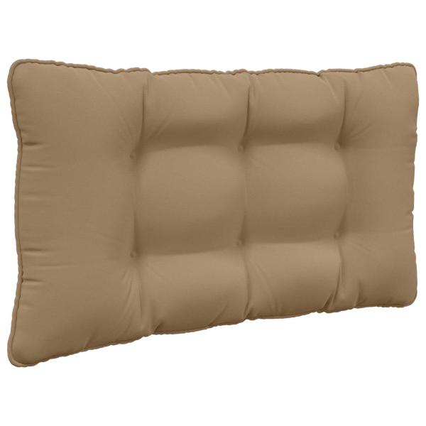 Sofakissen für draußen Polyester Taupe 80 x 68,5 cm