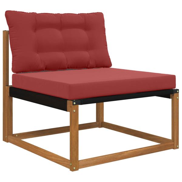 Sofakissen für draußen Polyester Weinrot 80 x 68,5 cm