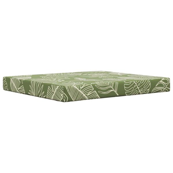 Sofakissen für draußen Polyester Blattdesign 80 x 68,5 cm
