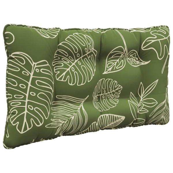 Sofakissen für draußen Polyester Blattdesign 80 x 68,5 cm