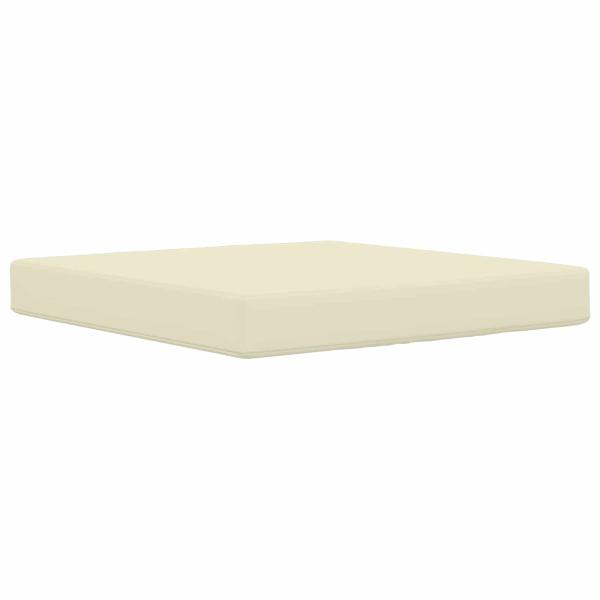 Sofakissen für draußen Polyester Creme 68,5 x 68,5 cm