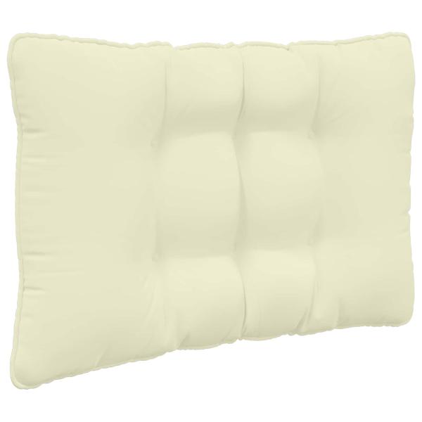 Sofakissen für draußen Polyester Creme 68,5 x 68,5 cm