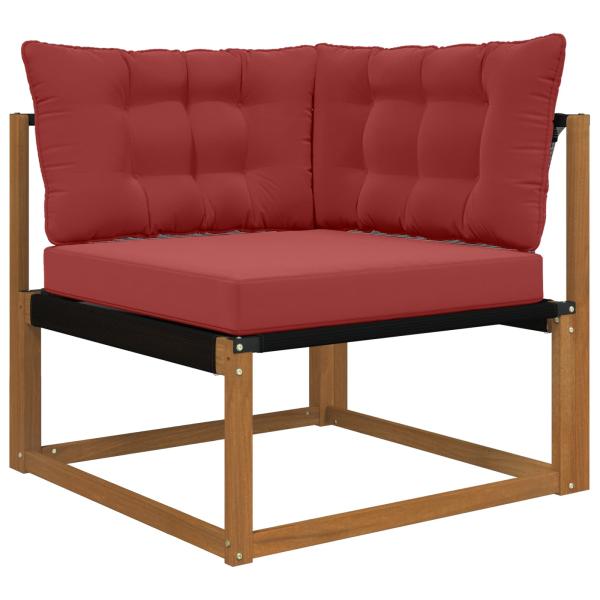 Sofakissen für draußen Polyester Weinrot 68,5 x 68,5 cm